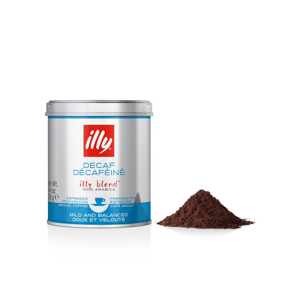 125 gr café illy molido descafeinado