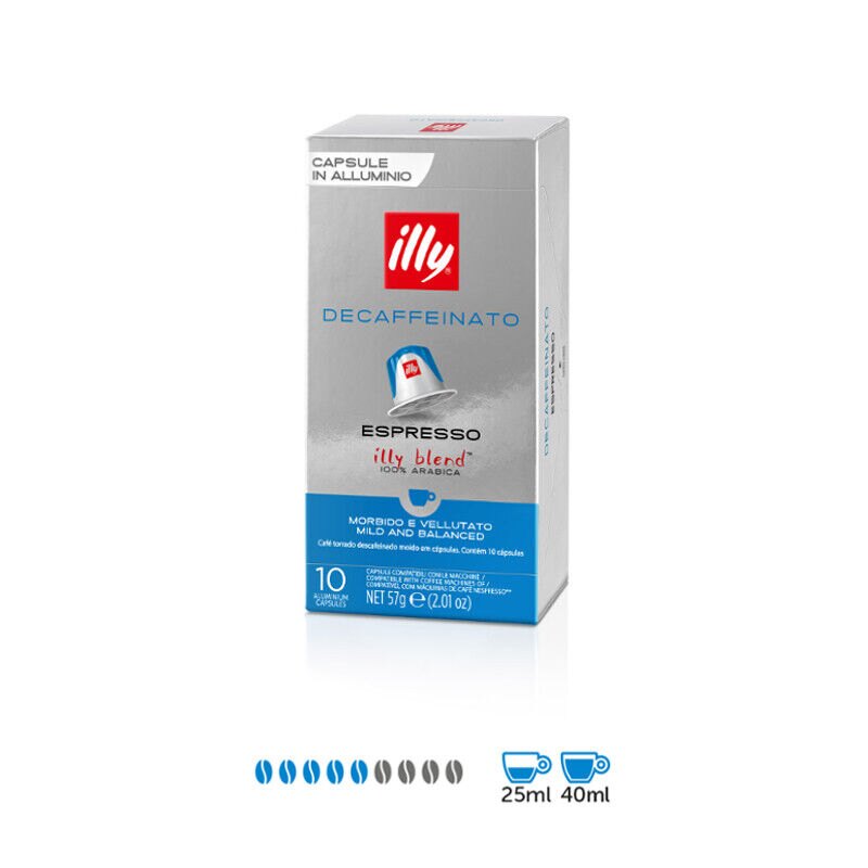 Café Monodosis E.S.E. Illy DESCAFEINADO. Pack 200 uds