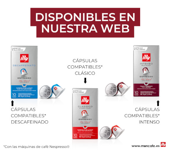Compatibles illy para máquinas Nespresso